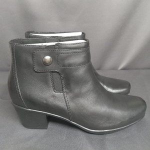 Clarks Black Booties, size 9